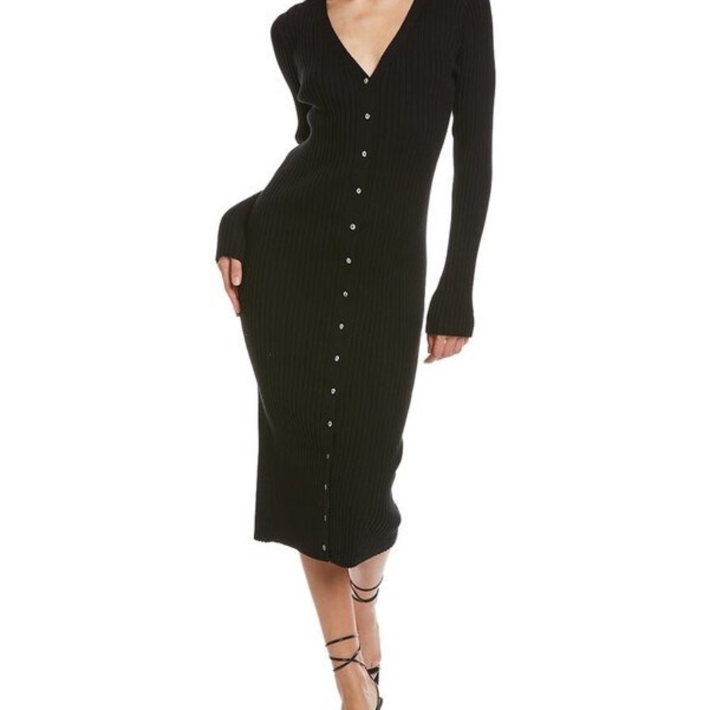 525 Ribbed Cardigan Dress